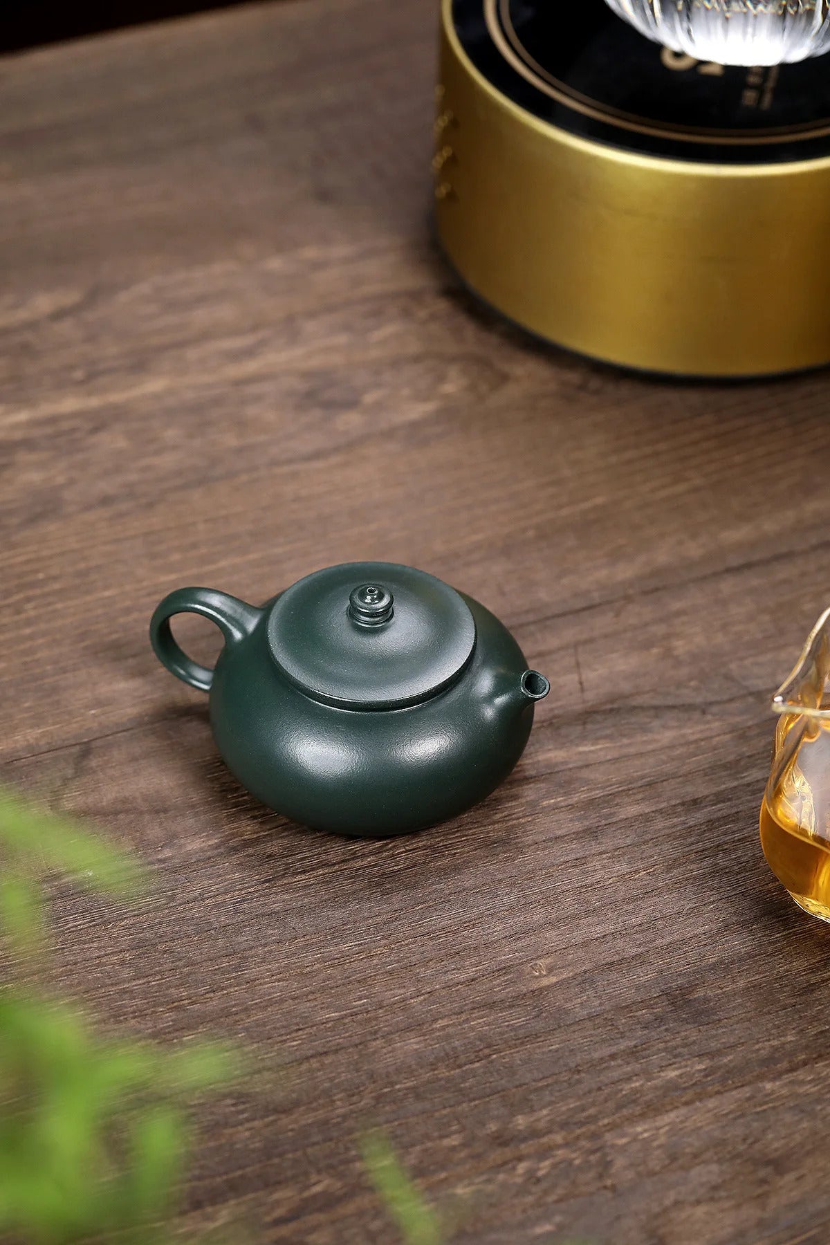SteepCode Yixing "Breathing Clay" Teapot - 180ml Artisan-Crafted Green Ore Masterpiece, Zisha Teapot
