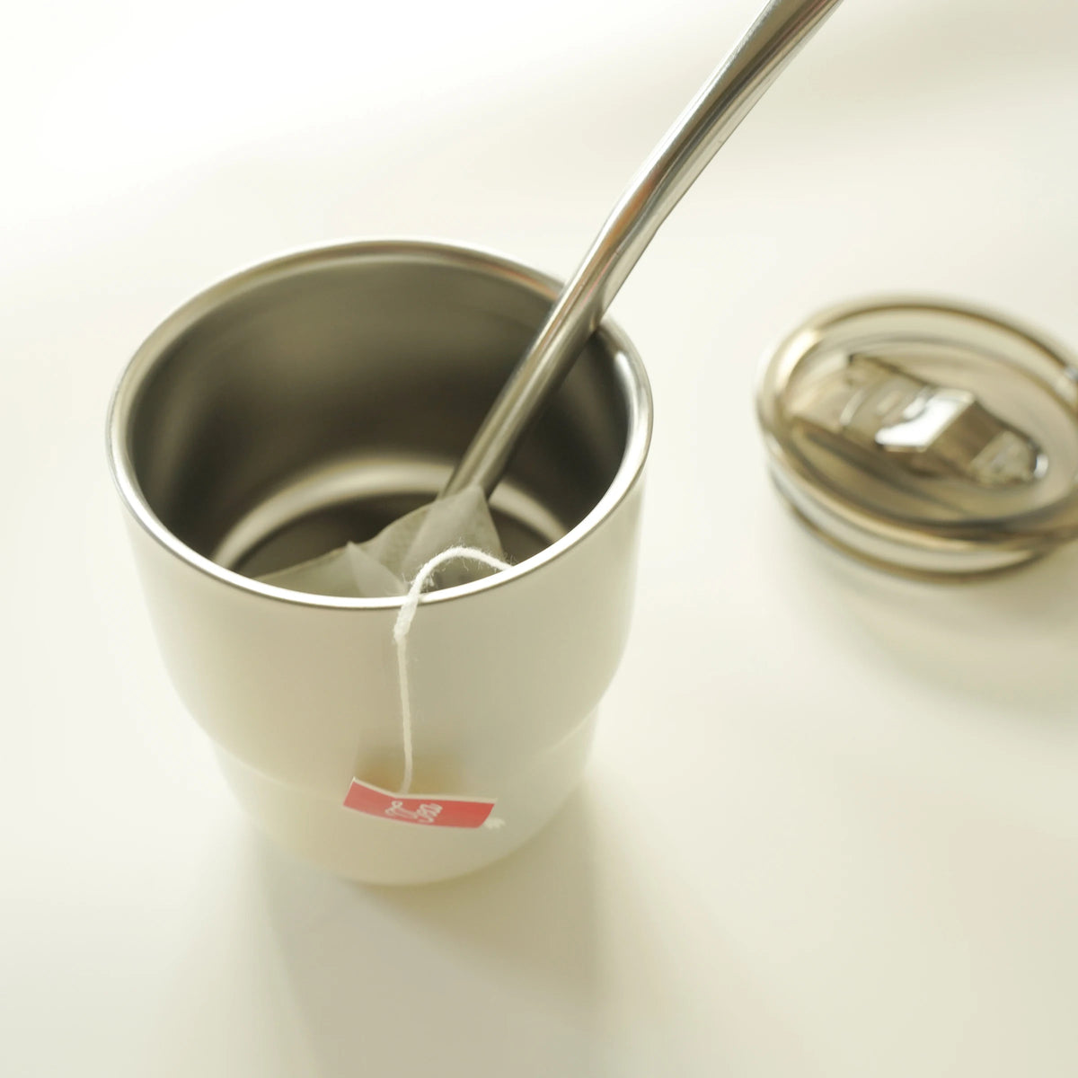 304 Stainless Steel Double-Wall Vacuum Insulated Cup, Coffee Mug, Yerba Mate Cup with Straw, 255ml