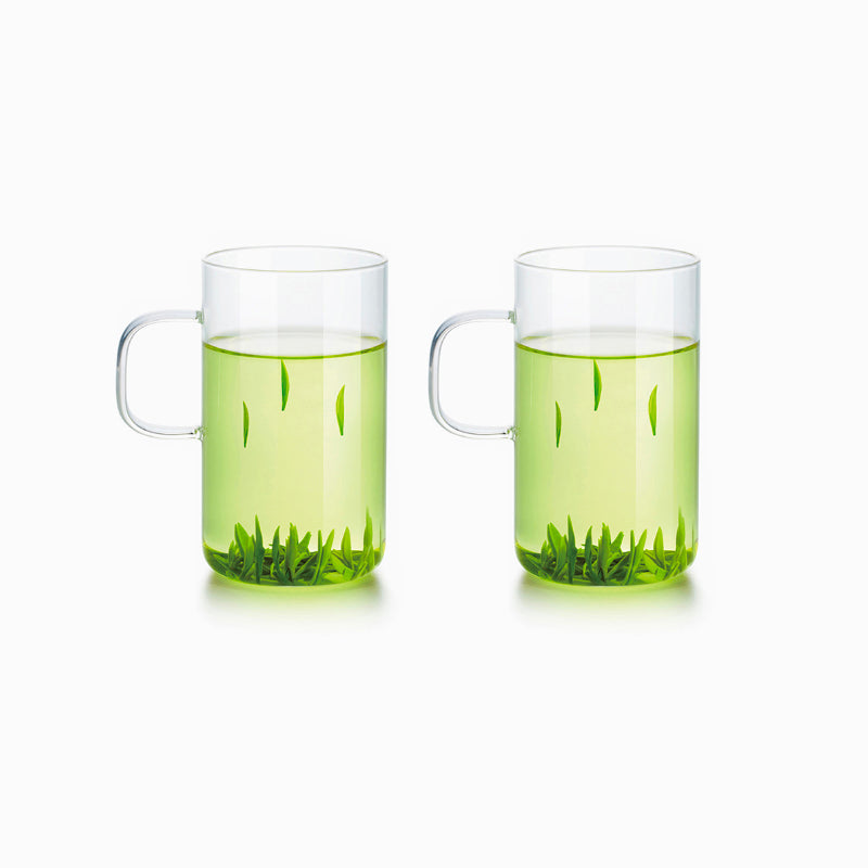Samadoyo High quality high borosilicate glass water cup, transparent glass water cup, milk cup, crystal cup 300ml