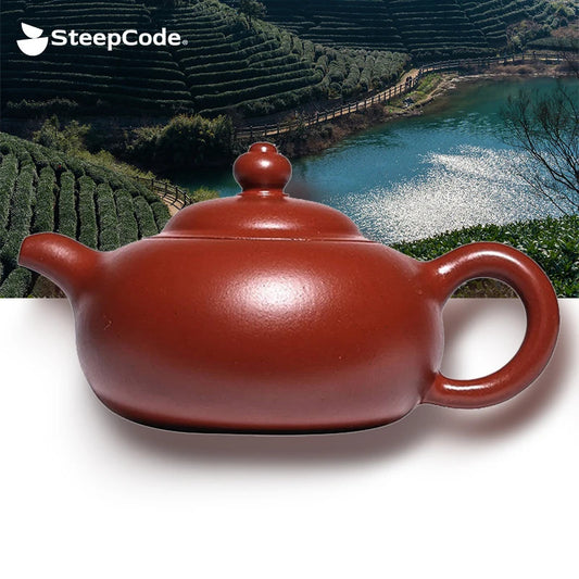 Yixing Zisha Teapot 'The Breathing Pot' - 110ml Original Mineral Clay Teapot