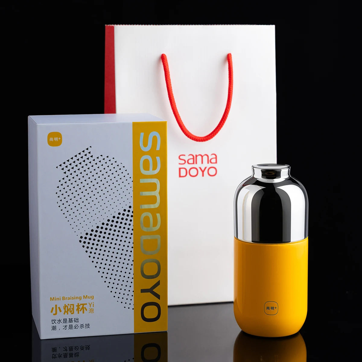 SAMADOYO-316 Stainless Steel Insulated Tumbler, Tea Infuser Mug, Portable Cup with Built-in Tea Filter, Premium Quality, 160ml