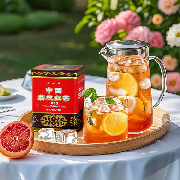 Jinfan Brand China Lychee Black Tea 200g Tin
