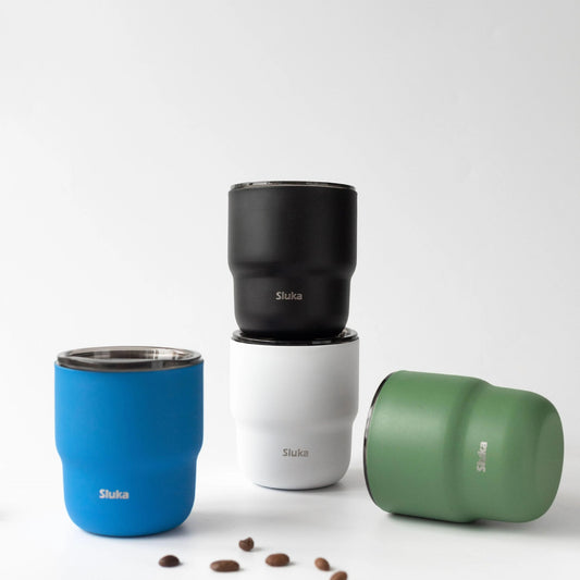Kaffeetasse aus Edelstahl SUS304, doppelschichtige, vakuumisolierte Thermostasse, Getränketasse, geeignet für Männer und Frauen, 12 Farben
