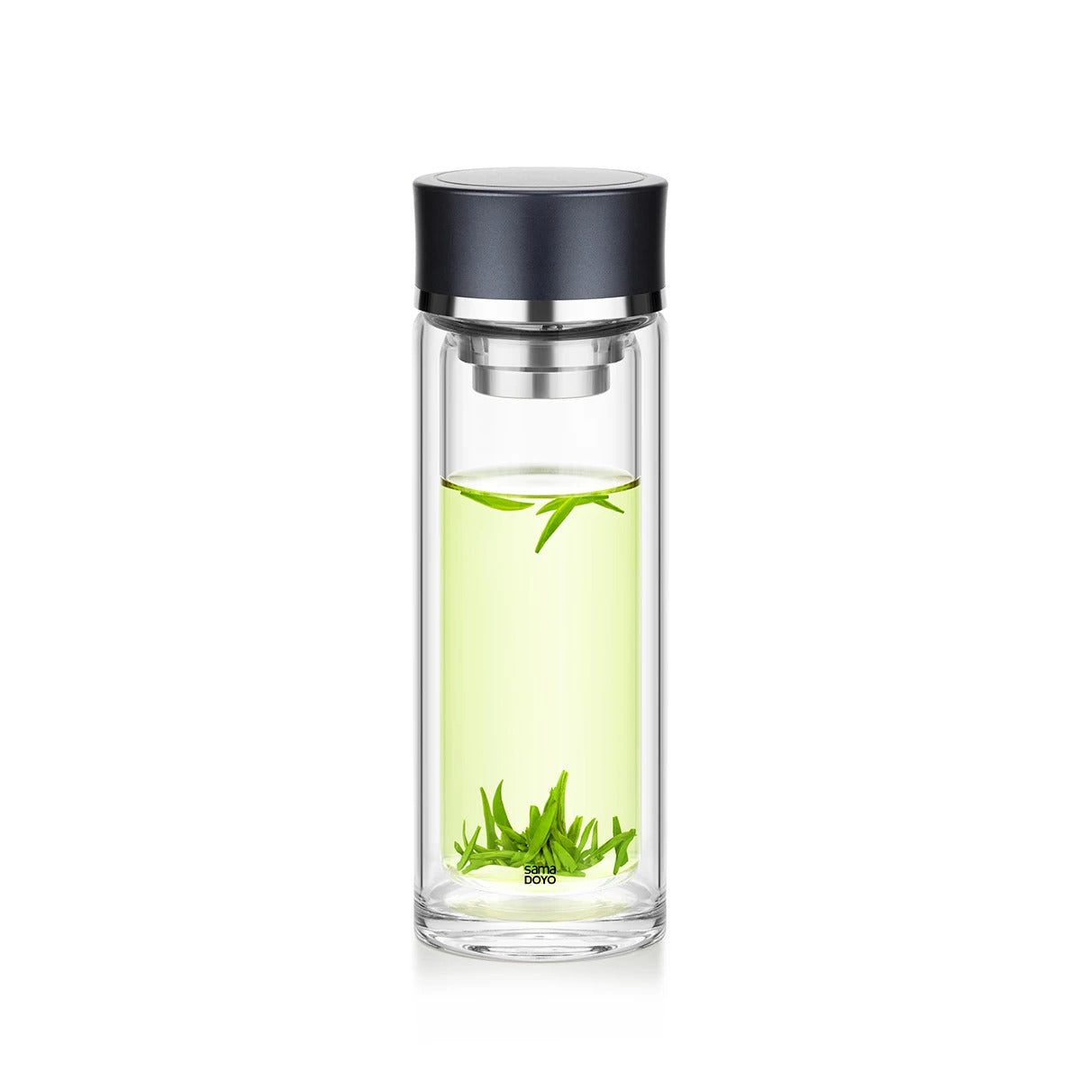 Samadoyo-Double-Wall Heat-Resistant Travel Tea Infuser, Tea cup, Leak-Proof & Stylish Design