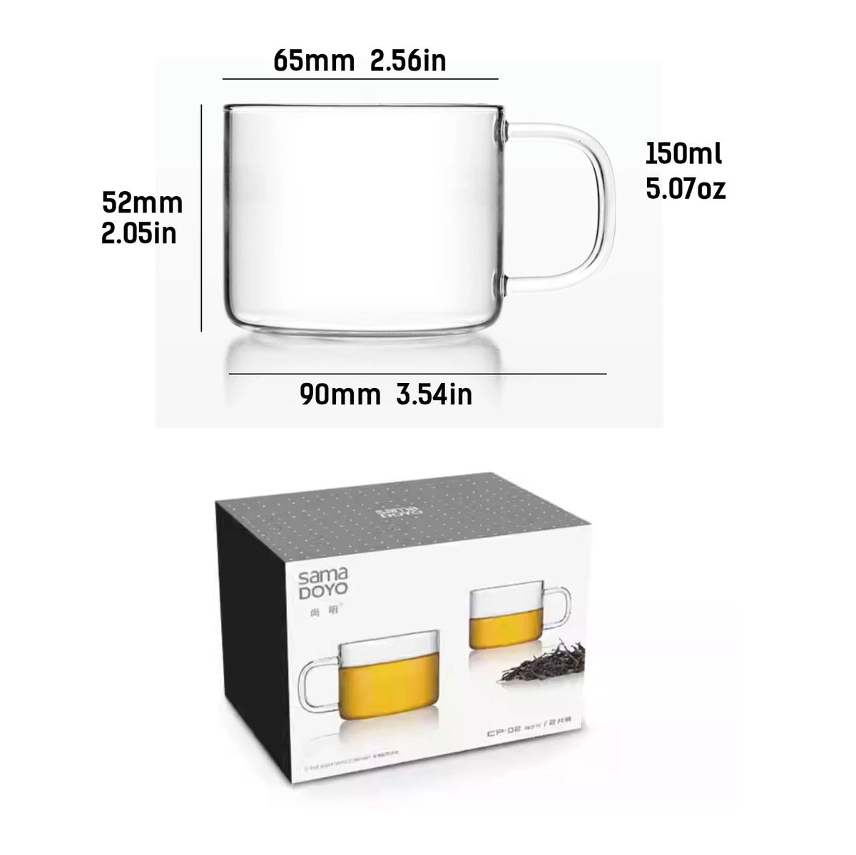 Bonston Heat-Resistant Glass Teapot with 304 Stainless Steel Filter