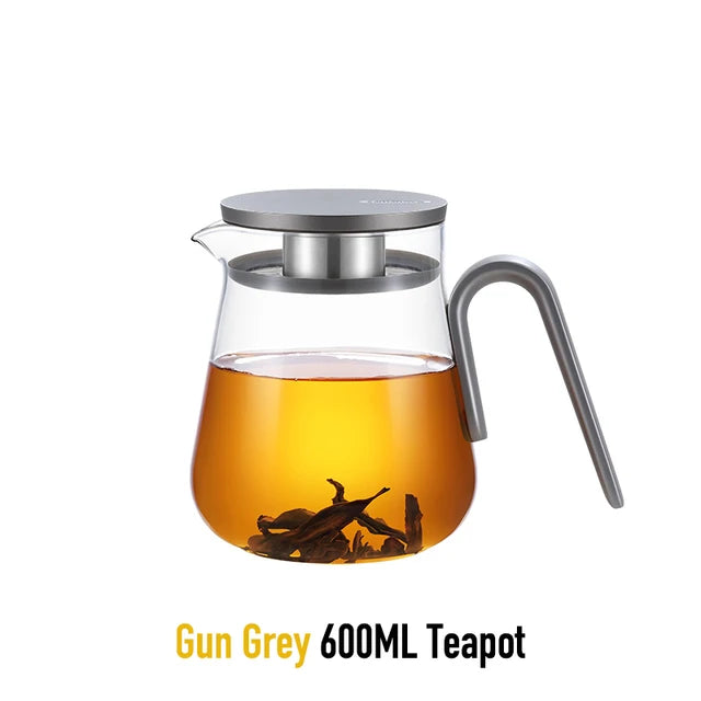 Чайник Samadoyo из боросиликатного стекла с высоким содержанием железа, фруктовый чайный набор для послеобеденного чая с фильтром
