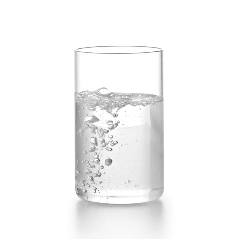 Samadoyo Hochwertiger Wasserbecher aus Borosilikatglas, transparenter Wasserbecher aus Glas, Milchbecher, Kristallbecher, 300 ml