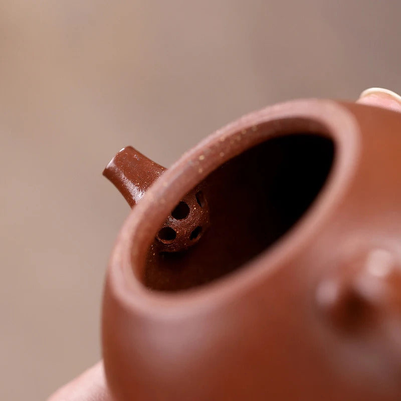 Yixing "Breathing Teapot" – 110ml JiangPo Clay Masterpiece, Artisan Teapot, Zisha Teapot
