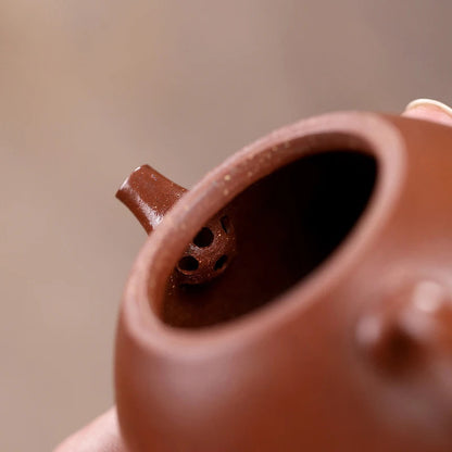 Yixing "Breathing Teapot" – 110ml JiangPo Clay Masterpiece, Artisan Teapot, Zisha Teapot