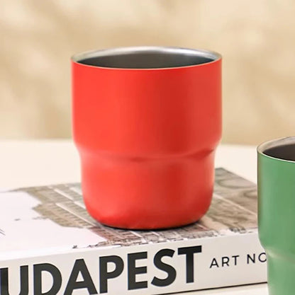 Kaffeetasse aus Edelstahl SUS304, doppelschichtige, vakuumisolierte Thermostasse, Getränketasse, geeignet für Männer und Frauen, 12 Farben 