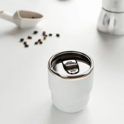 Kaffeetasse aus Edelstahl SUS304, doppelschichtige, vakuumisolierte Thermostasse, Getränketasse, geeignet für Männer und Frauen, 12 Farben 