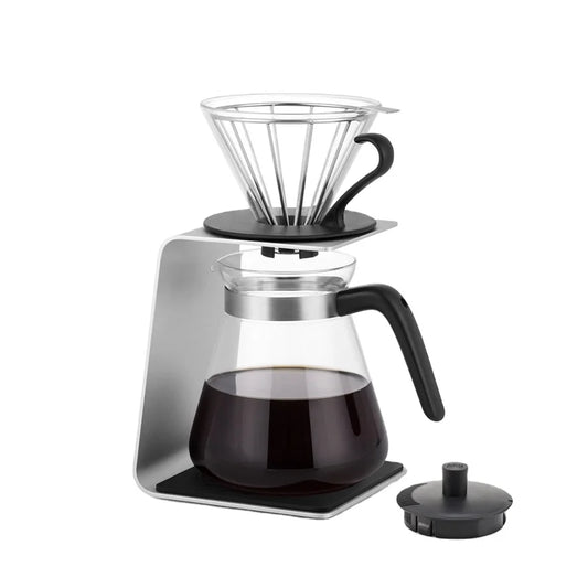 SAMADOYO Kaffee-Sharing-Kanne, tragbares Kaffee-Tropfset, Reise-Kaffee-Werkzeug mit Filterkaffeekanne, Glaskaffeekanne 