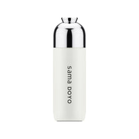Samadoyo double-layer stainless steel vacuum insulated cup, tea brewing cup with filter screen, portable water cup 400ML