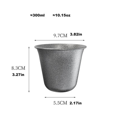 2PCS Artistic Snowflake Stainless Steel Tumbler – Dual-Size, Freezer-Friendly, for Iced Drinks & Cocktails (304 Steel)