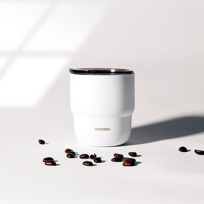 Kaffeetasse aus Edelstahl SUS304, doppelschichtige, vakuumisolierte Thermostasse, Getränketasse, geeignet für Männer und Frauen, 12 Farben 