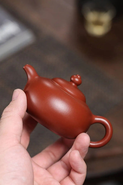 Yixing Zisha Teapot 'The Breathing Pot' - 110ml Original Mineral Clay Teapot