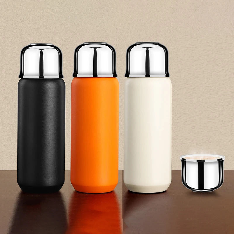 530ml Stainless Steel Vacuum Tumbler with Ceramic-Coated Interior & Detachable Tea Infuser