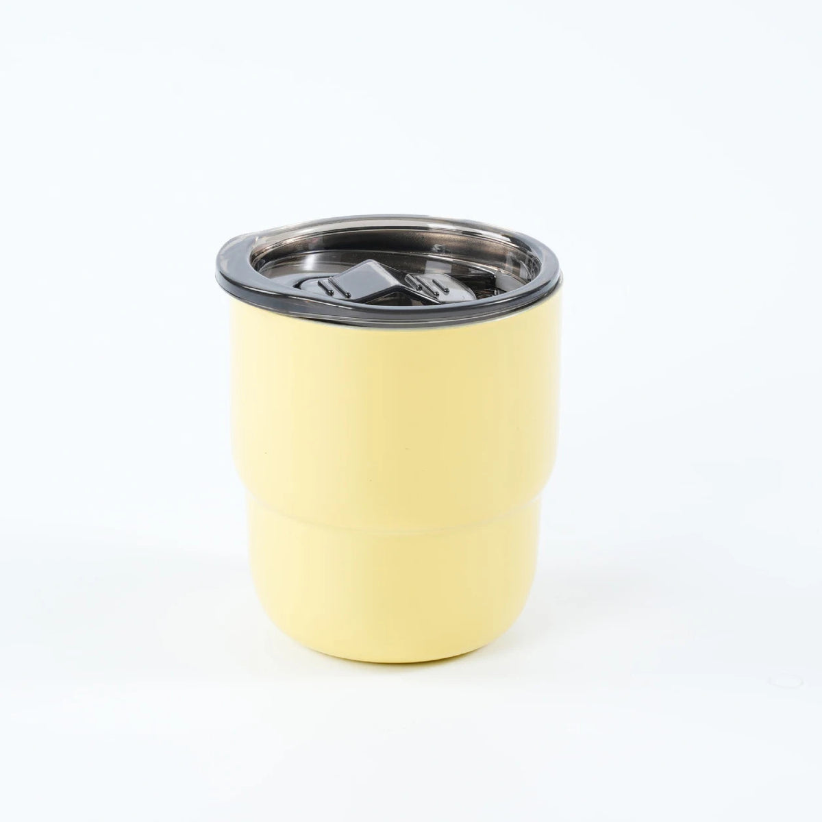 Glossy Fashionable Colors 304 Stainless Steel Double-Wall Vacuum Insulated Coffee Tumbler with Lid - 255ml, Portable Travel Mug for Hot & Cold Beverages