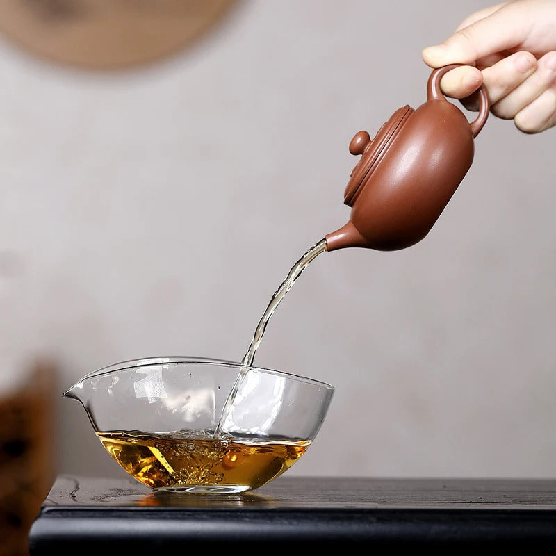 SteepCode Yixing "Breathing Teapot" – 140ml Zhu Ni Clay Masterpiece, Artisan Teapot, Zisha Teapot