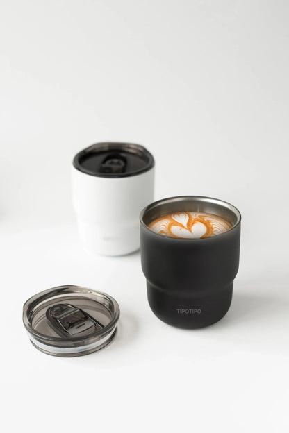 Kaffeetasse aus Edelstahl SUS304, doppelschichtige, vakuumisolierte Thermostasse, Getränketasse, geeignet für Männer und Frauen, 12 Farben 