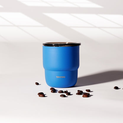 Kaffeetasse aus Edelstahl SUS304, doppelschichtige, vakuumisolierte Thermostasse, Getränketasse, geeignet für Männer und Frauen, 12 Farben 