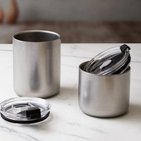 Artistic Vacuum Tumbler – 304 Stainless Steel, Double-Wall Ice Cold Cup w/ Straw & Sip Lid, for Coffee, Beer & Travel