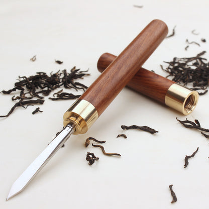 Solid Wood Handle Tea Pick (for Tea Cakes)