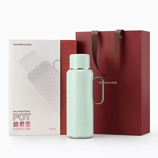 Samadoyo Fashion Insulated Teapot with Temperature Display and Filter 27.05oz MC11