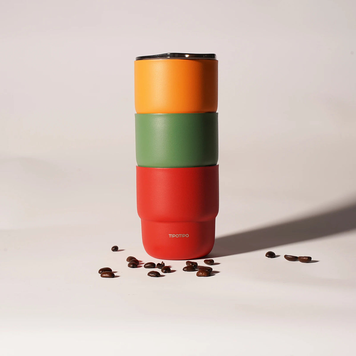 Kaffeetasse aus Edelstahl SUS304, doppelschichtige, vakuumisolierte Thermostasse, Getränketasse, geeignet für Männer und Frauen, 12 Farben 