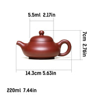 Steepcode- "Yixing Zisha Teapot 'The Breathing Pot' - 220ml Original Mineral Clay Teapot"
