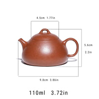 Yixing "Breathing Teapot" – 110ml JiangPo Clay Masterpiece, Artisan Teapot, Zisha Teapot