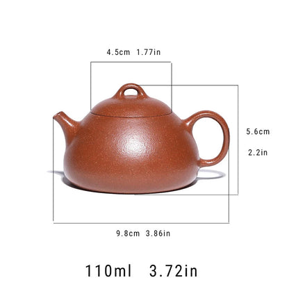 Yixing "Breathing Teapot" – 110ml JiangPo Clay Masterpiece, Artisan Teapot, Zisha Teapot
