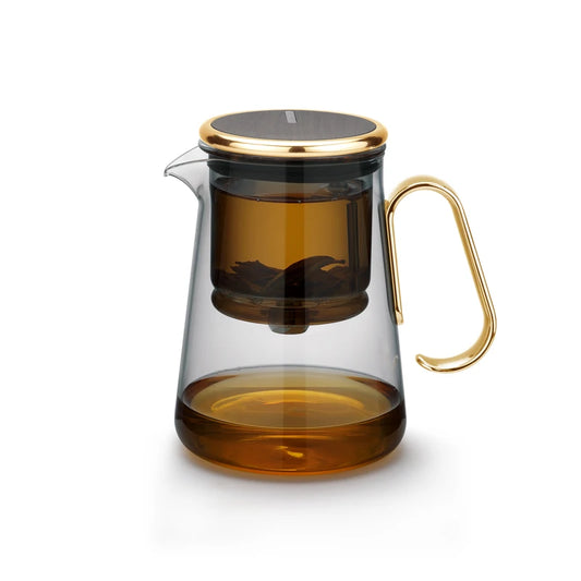Bonston – Integrierte Teekanne mit Glasfilter, Teezubereiter, Premium-Geschenkbox, 700 ml (23,67 oz)