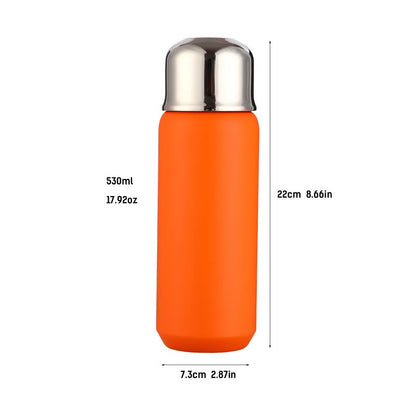 530ml Stainless Steel Vacuum Tumbler with Ceramic-Coated Interior & Detachable Tea Infuser