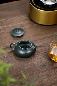 SteepCode Yixing "Breathing Clay" Teapot - 180ml Artisan-Crafted Green Ore Masterpiece, Zisha Teapot