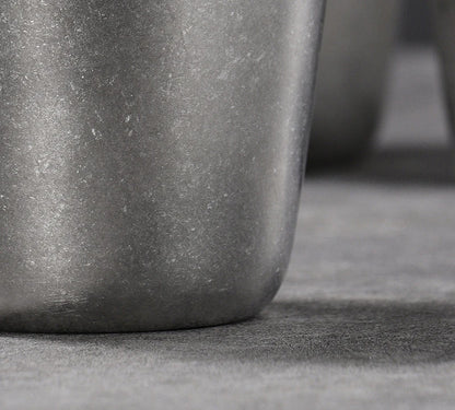 2PCS Artistic Snowflake Stainless Steel Tumbler – Dual-Size, Freezer-Friendly, for Iced Drinks & Cocktails (304 Steel)