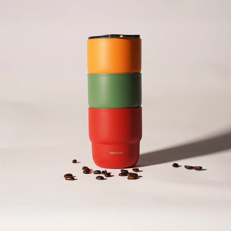 Kaffeetasse aus Edelstahl SUS304, doppelschichtige, vakuumisolierte Thermostasse, Getränketasse, geeignet für Männer und Frauen, 12 Farben 