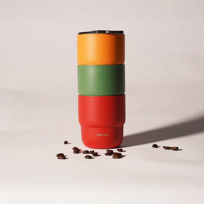 Kaffeetasse aus Edelstahl SUS304, doppelschichtige, vakuumisolierte Thermostasse, Getränketasse, geeignet für Männer und Frauen, 12 Farben 