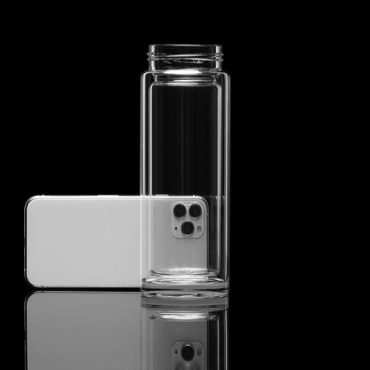 Samadoyo-Double-Wall Heat-Resistant Travel Tea Infuser, Tea cup, Leak-Proof & Stylish Design
