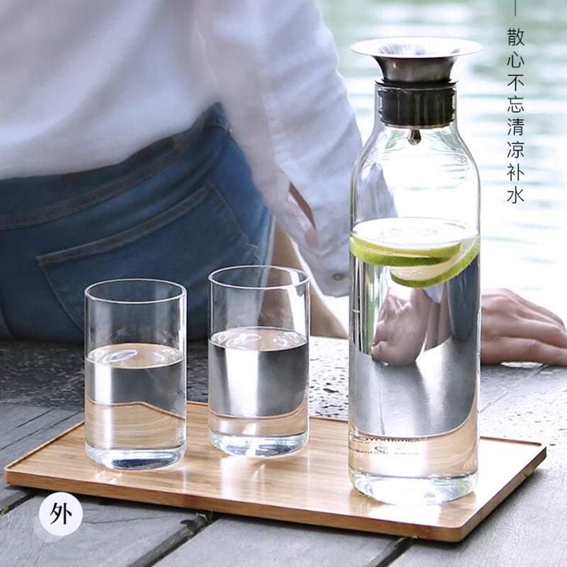 Samadoyo Hochwertiger Wasserbecher aus Borosilikatglas, transparenter Wasserbecher aus Glas, Milchbecher, Kristallbecher, 300 ml 