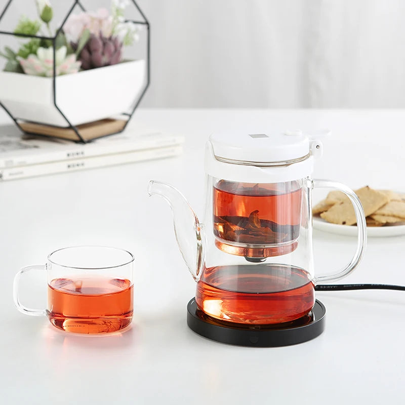 SAMADOYO élégante tasse isolation séparation bulle théière en verre résistant à la chaleur théière simple filtre tasse à thé