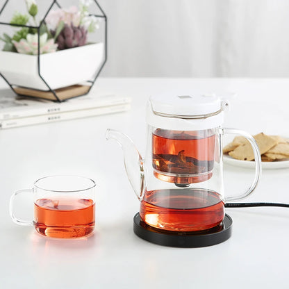 SAMADOYO élégante tasse isolation séparation bulle théière en verre résistant à la chaleur théière simple filtre tasse à thé