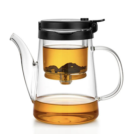 SAMADOYO Elegante Tasse Isolierung Trennung Blase Teekanne Hitzebeständige Glas Teekanne Einfache Filter Teetasse 