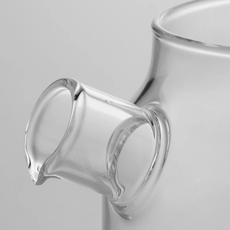 SAMADOYO Hitzebeständige Glasteekanne, Teekanne, Teewassertrennung und -filtration, Haushalts-Teekocher mit großer Kapazität 