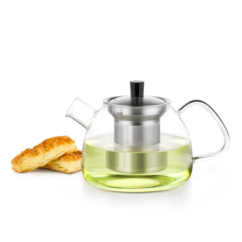 SAMADOYO Heat-resistant glass teapot, teapot, tea water separation and filtration, household large capacity tea maker