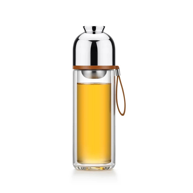 SAMADOYO Tea separation, heat-resistant glass brewing, tea filtration, portable cup, outdoor portable travel vehicle water cup