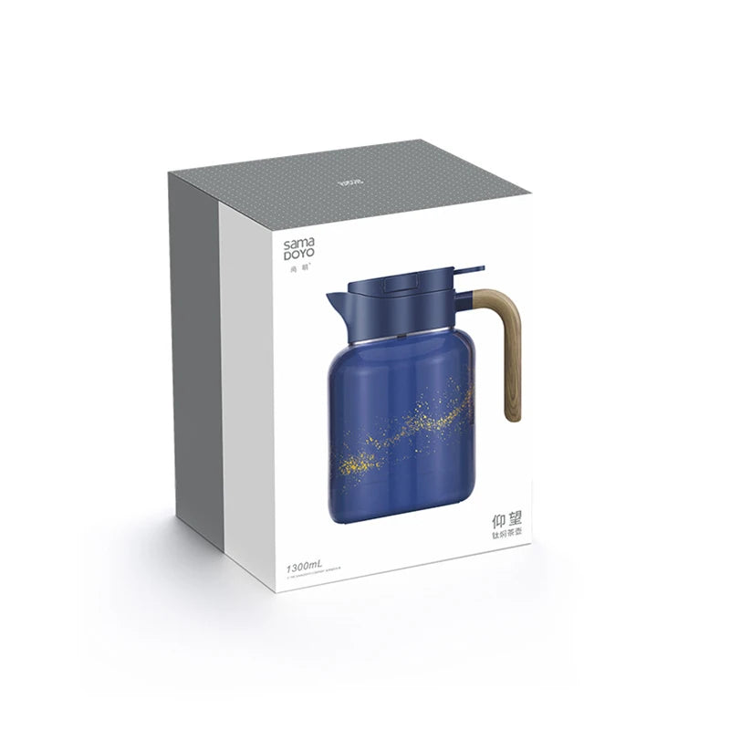 Samadoyo Luxury Tea Pot Titanium Inner Tank Insulation Pot 1300ml